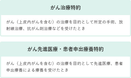 がん治療特約 がん先進医療・患者申出療養特約